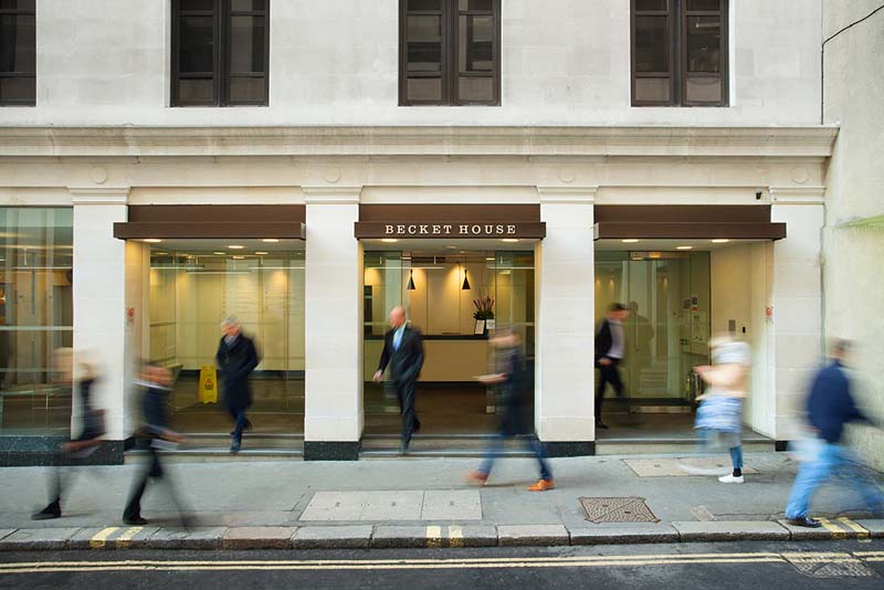 London Virtual Office Address at Becket House, 36 Old Jewry Street