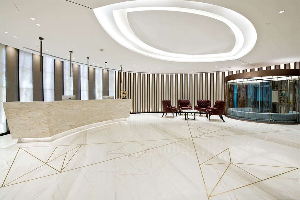Receptionist mail receipt lobby Receptionist Lobby - Virtual Offices in Bangalore