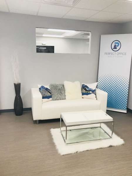 Riverdale office mail lobby Receptionist and Mail Area - Riverdale Virtual Office