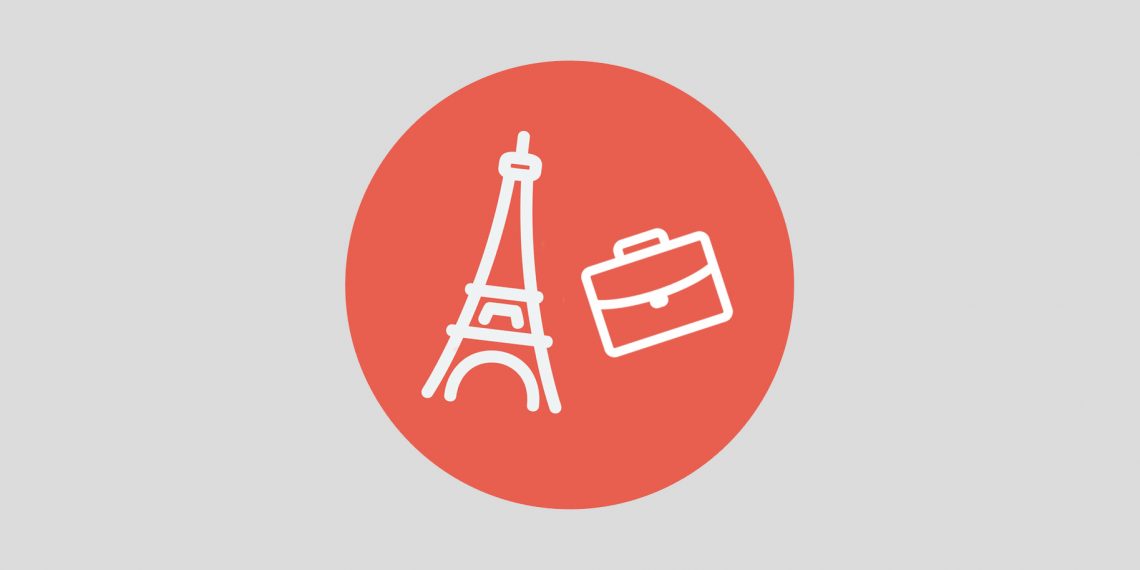Paris tower thin line icon for web and mobile minimalistic flat