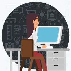 Benefits of Using a Virtual Office For Business - Woman on Computer | Alliance Virtual Offices Benefits of Using a Virtual Office For Business - Woman on Computer