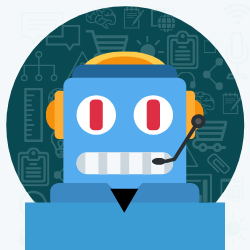 Live Receptionist Robot