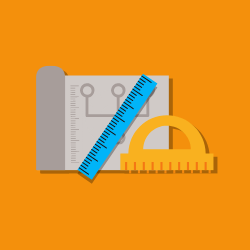 Ruler and Protractor icon for Remote Work Toolkit