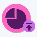 Pie Chart Icon for How to Work From Home Blog