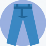 Pants Icon for How to Work From Home