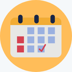Calendar Icon for How to Work From Home Blog