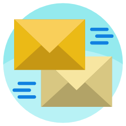 Individuals are also known to take advantage of virtual mailboxes - to receive mail while they are out - icon Individuals are also known to take advantage of virtual mailboxes - to receive mail while they are out - icon