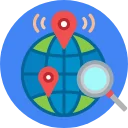 100s of Virtual Address Locations Worldwide icon 100s of Virtual Address Locations Worldwide icon