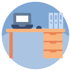 Access to office space icon Access to office space icon