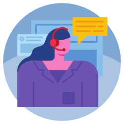 Business support services (e.g. live receptionists, printing, faxing, copying) icon Business support services
(e.g. live receptionists, printing, faxing, copying) icon