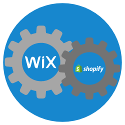 wix vs shopify section