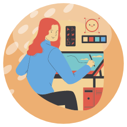 Mental And Physical Health - inspirational workspace - icon