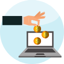think monetization - icon think monetization - icon
