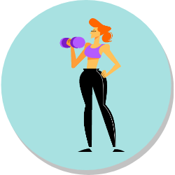 Who Uses a Virtual Receptionist Service?  -fitness instructors - icon