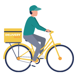 How Small Courier Businesses Can Aid with the “Last Mile” Problems - bicycle deliveries - icon