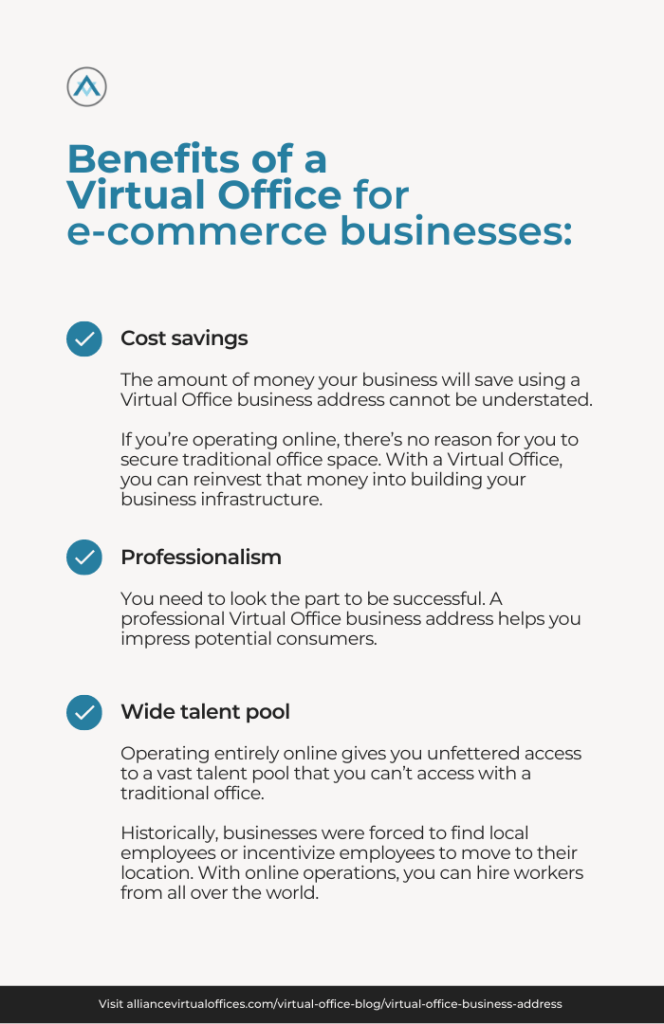 Benefits of a Virtual Office for e-commerce businesses