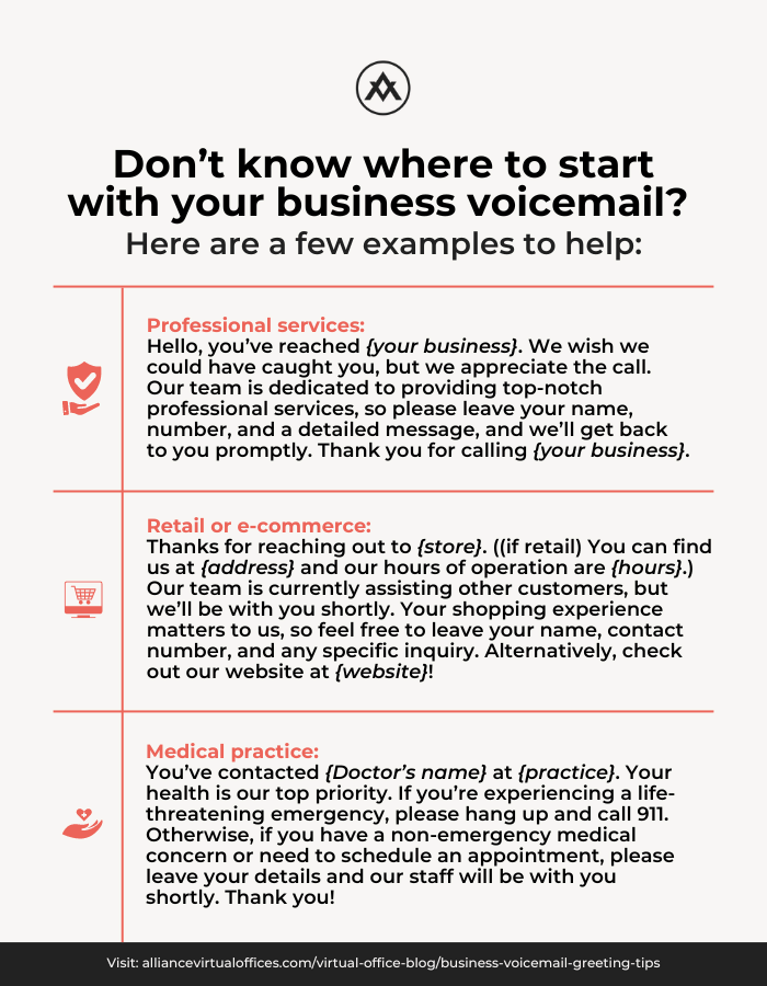 Crafting the Perfect Business Voicemail Greeting: Tips and How Alliance ...