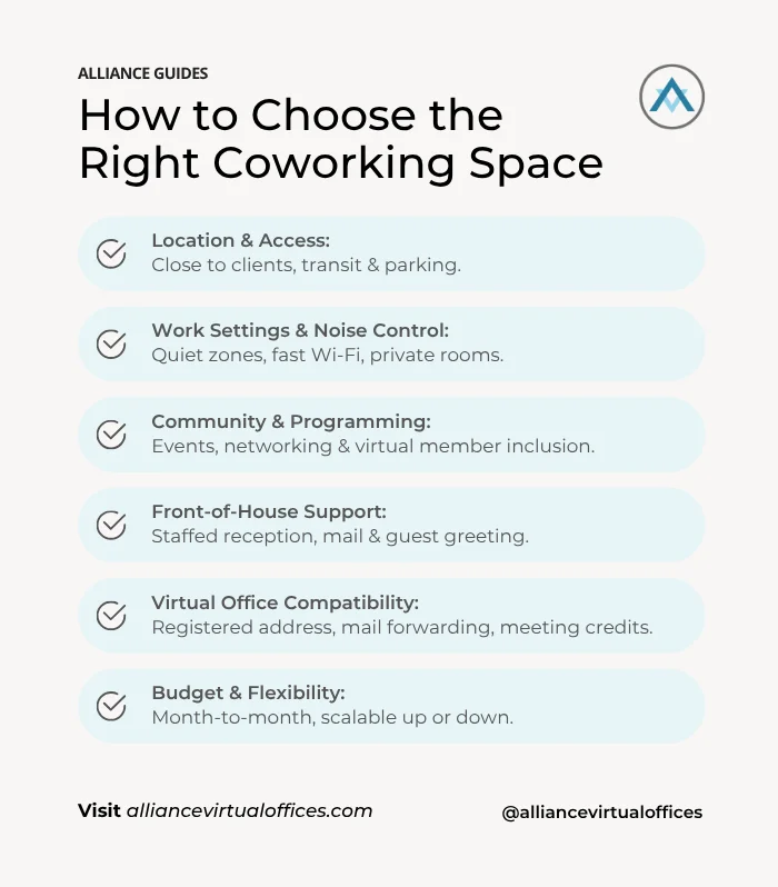 Infographic - Blog02 - Coworking Spaces for Freelancers Solopreneurs | Alliance Virtual Offices