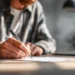 Business Address for LLC Filing Blog | Alliance Virtual Offices Business owner completing LLC filing paperwork in home office