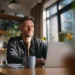 Small business owner working on a laptop from a home office with plants and natural light, representing why small businesses use a telephone answering service