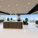 Virtual Office in Phoenix- Cost and Setup Guide 2026 | Alliance Virtual Offices Virtual office building lobby with reception desk and floor-to-ceiling windows in Phoenix