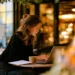 How to Start a Consulting Business- Step-by-Step Guide | Alliance Virtual Offices Freelancer working from a laptop in a cozy café as a flexible workspace